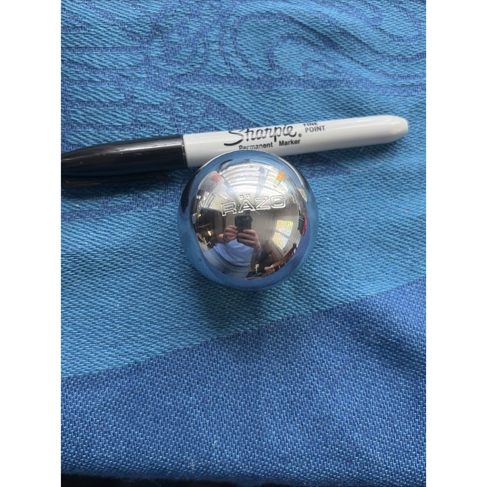 Razo Chrome Heavy Duty Round Shifting Knob